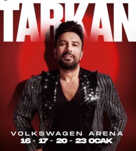 Tarkan concert Arena Gennaio 2026