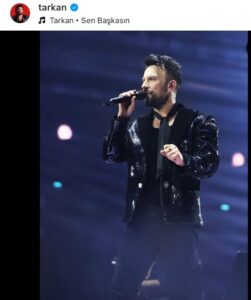 Tarkan's concert Volkswagen Arena Istanbul 2026-02-04