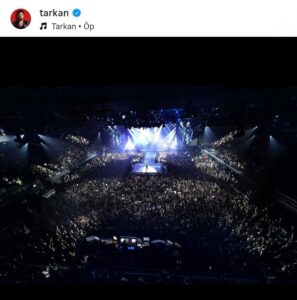 Tarkan's concert Volkswagen Arena Istanbul 2026-02-04