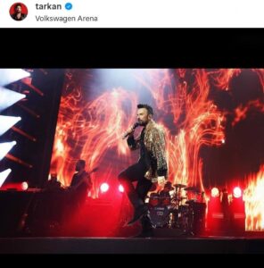 Tarkan's concert Volkswagen Arena Istanbul 2026-02-04