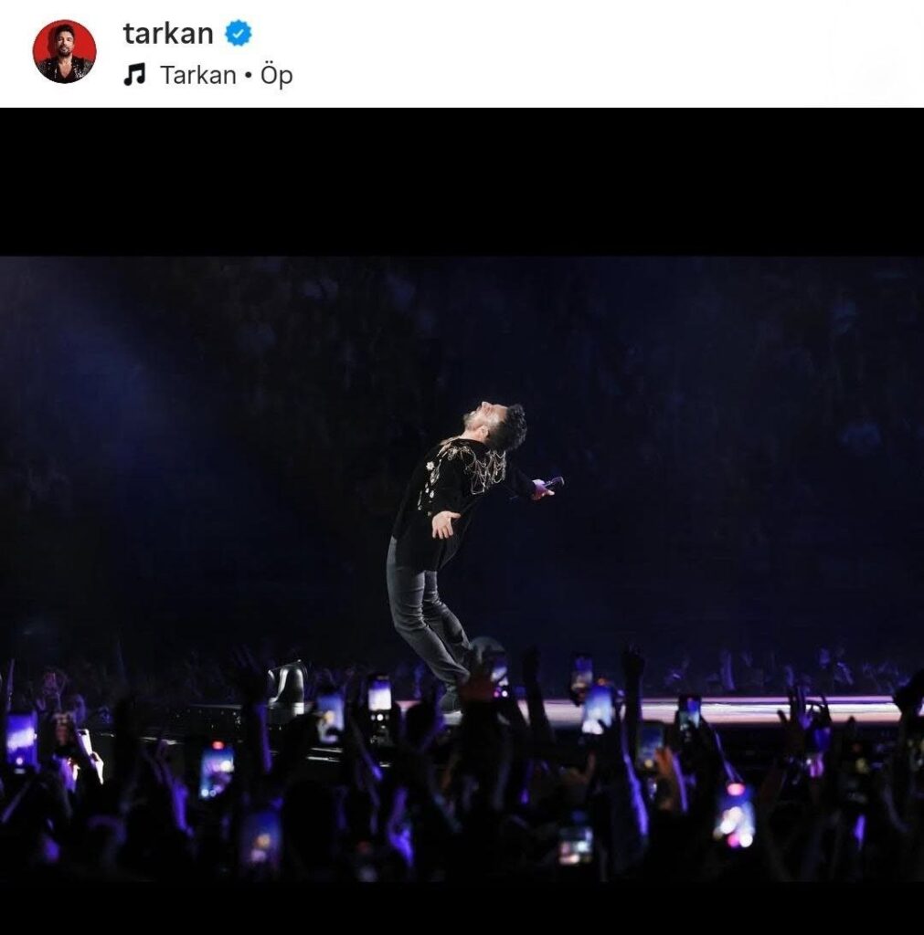 Tarkan's concert Volkswagen Arena Istanbul 2026-02-04