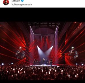 Tarkan's concert Volkswagen Arena Istanbul 2026-02-04