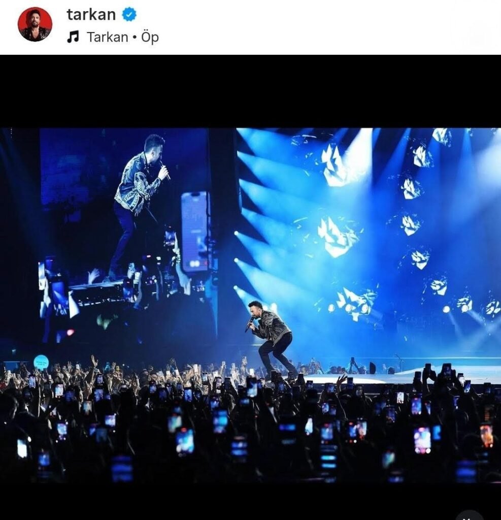 Tarkan's concert Volkswagen Arena Istanbul 2026-02-04