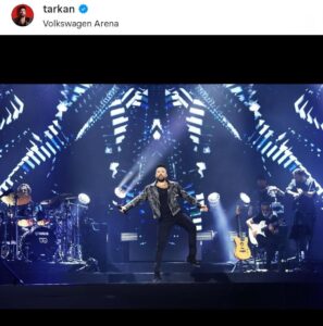Tarkan's concert Volkswagen Arena Istanbul 2026-02-04