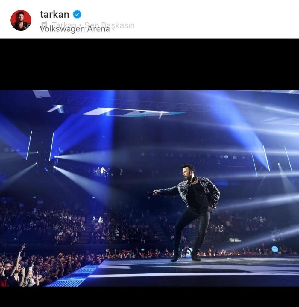 Tarkan's concert Volkswagen Arena Istanbul 2026-02-04