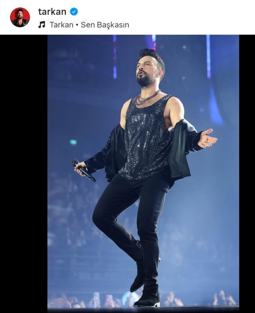 Tarkan concert Volkswagen Arena Istanbul 