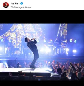 Tarkan's concert Volkswagen Arena Istanbul 2026-02-04
