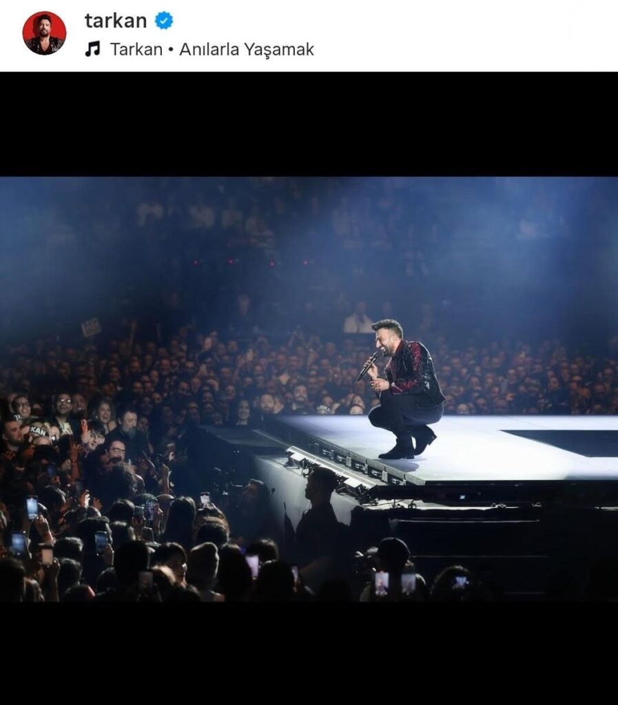 Tarkan's concert 2026-01-31 Volkswagen Arena Istanbul 