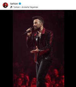 Tarkan's concert 2026-01-31 Volkswagen Arena Istanbul 