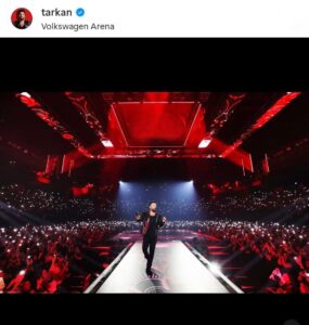 Tarkan's concert 2026-01-31 Volkswagen Arena Istanbul 