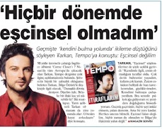 An intense close-up of Tarkan at Harbiye: where a glance communicates more than a thousand words.