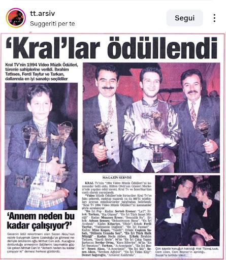 Tarkan Kral TV Awards