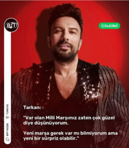 Tarkan surprise