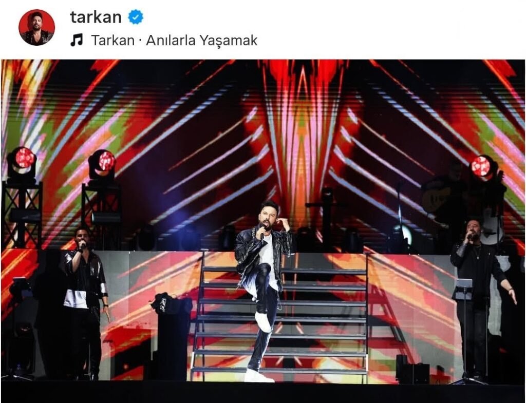 concert at Istanbul Park, organized by Garanti BBVA