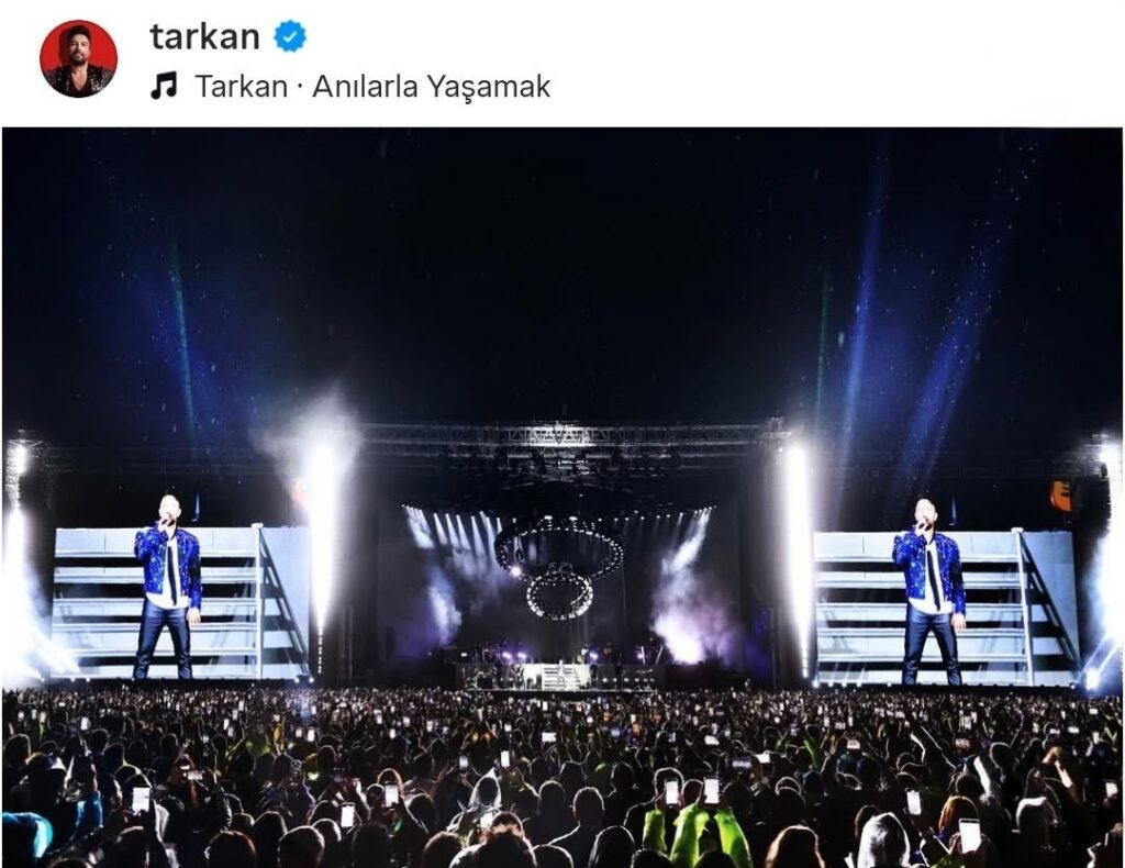 concert at Istanbul Park, organized by Garanti BBVA