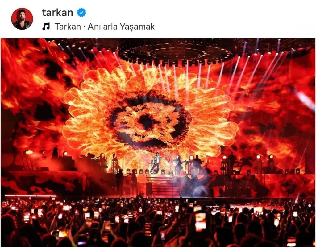 On June 13, 2026, megastar Tarkan performed at a massive private concert at Istanbul Park, organized by Garanti BBVA to celebrate their 80th anniversary. 