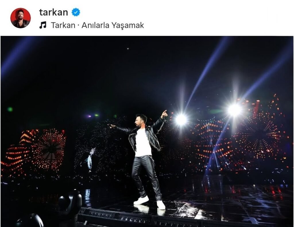 concert at Istanbul Park, organized by Garanti BBVA