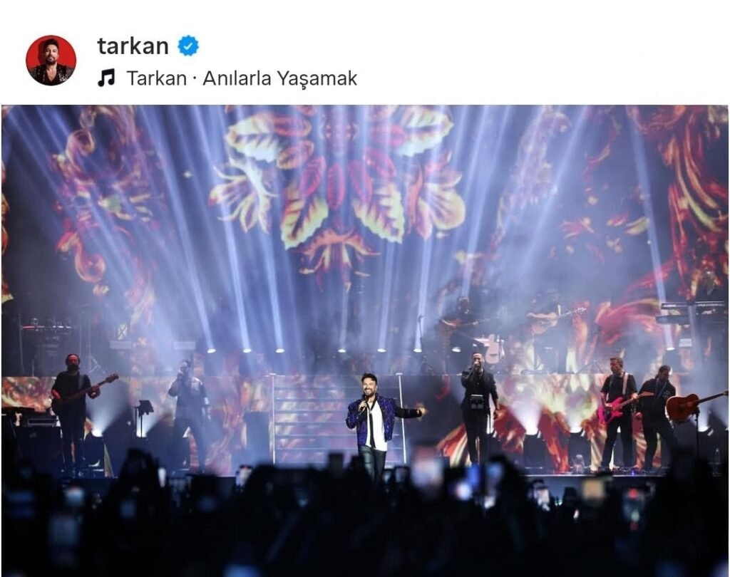 concert at Istanbul Park, organized by Garanti BBVA