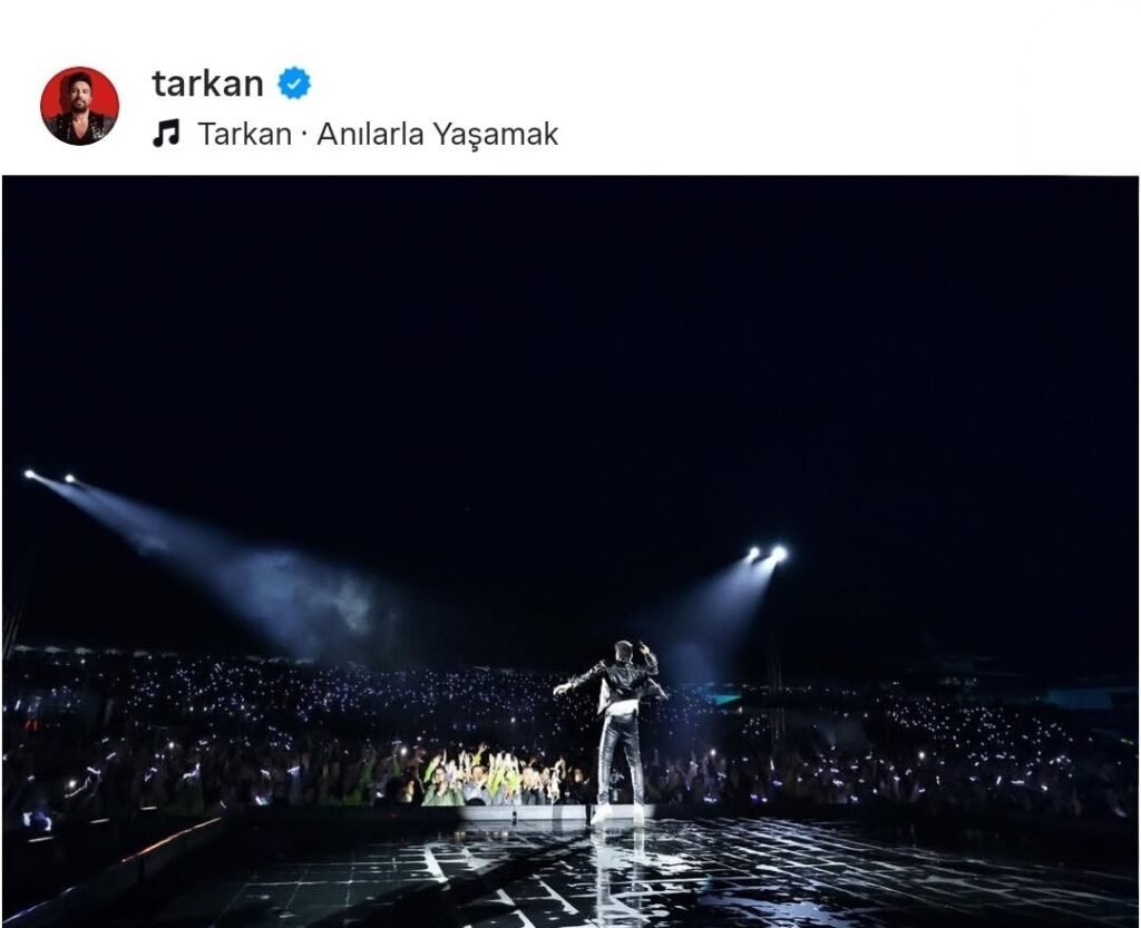 concert at Istanbul Park, organized by Garanti BBVA
