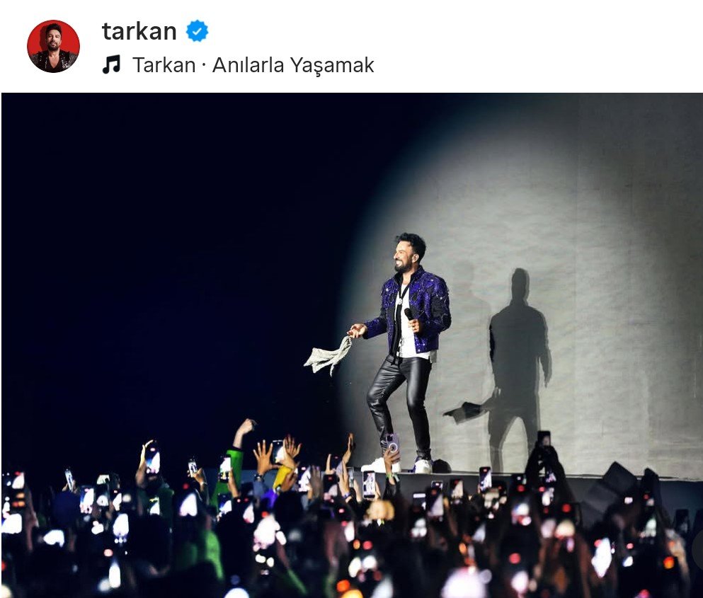 concert at Istanbul Park, organized by Garanti BBVA