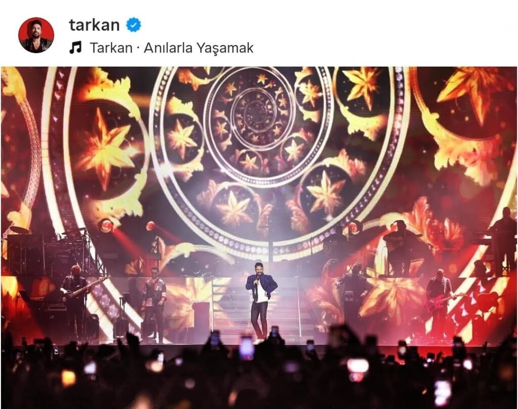 On June 13, 2026, megastar Tarkan performed at a massive private concert at Istanbul Park, organized by Garanti BBVA to celebrate their 80th anniversary. 