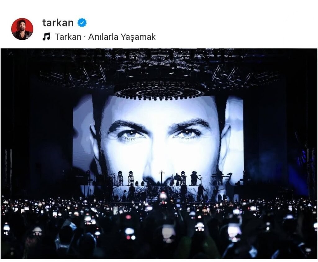 concert at Istanbul Park, organized by Garanti BBVA